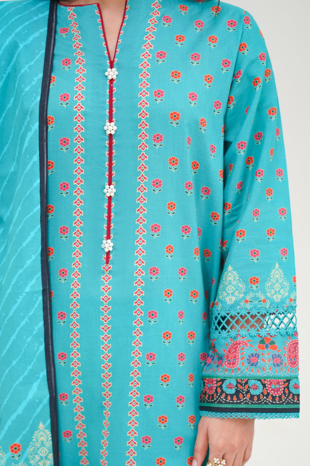 Zellbury | Unstitched 3 Piece Lawn | Shirt Shalwar Dupatta - 1227 -  Zellbury Women Essential Unstitched - Original Designer Dress - House of Maryam