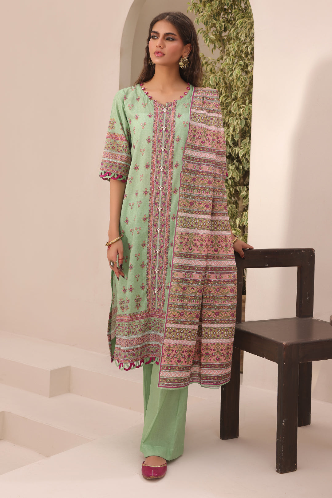 Zellbury | Unstitched 3 Piece Lawn | Shirt Shalwar Dupatta - 1669 -  Zellbury Women Essential Unstitched - Original Designer Dress - House of Maryam