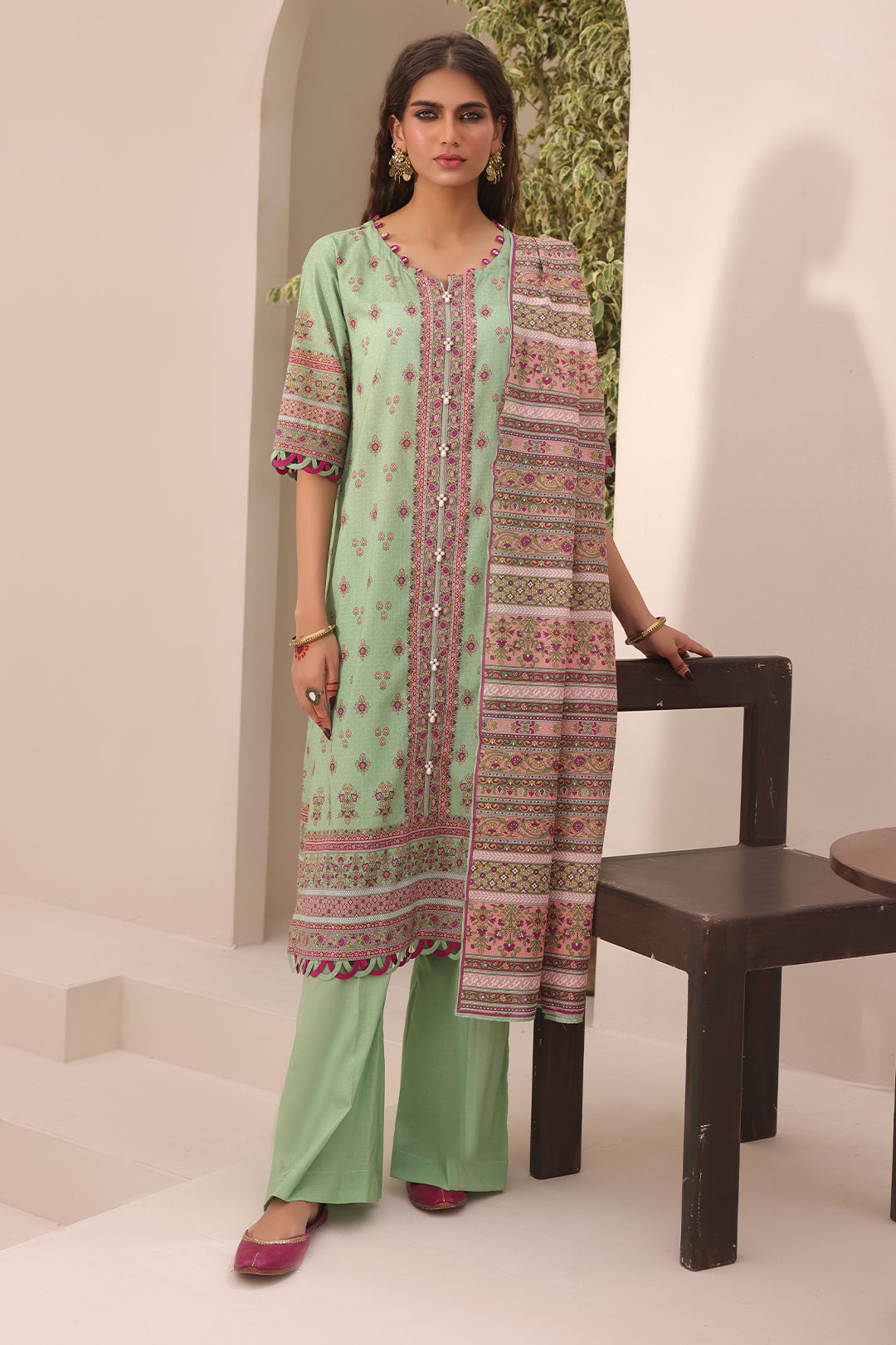 Zellbury | Unstitched 3 Piece Lawn | Shirt Shalwar Dupatta - 1669 -  Zellbury Women Essential Unstitched - Original Designer Dress - House of Maryam
