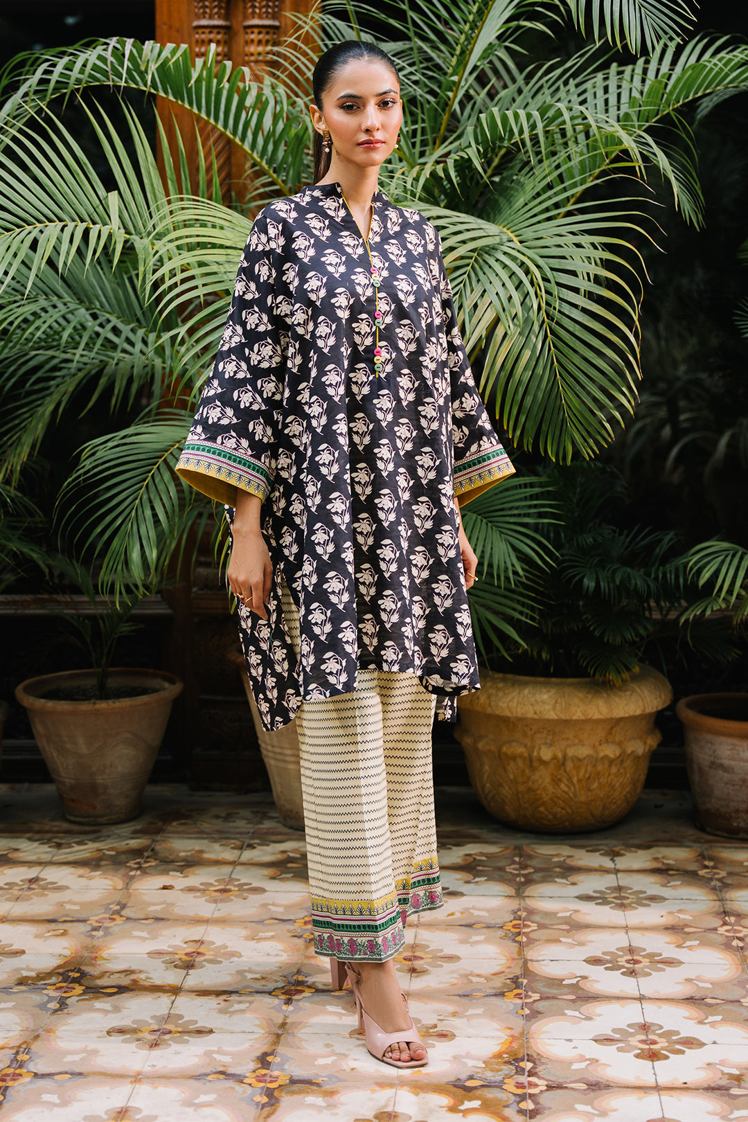 Zellbury | Unstitched 2 Piece Khaddar | Shirt Shalwar - 0166 -  Zellbury Women Essential Unstitched - Original Designer Dress - House of Maryam