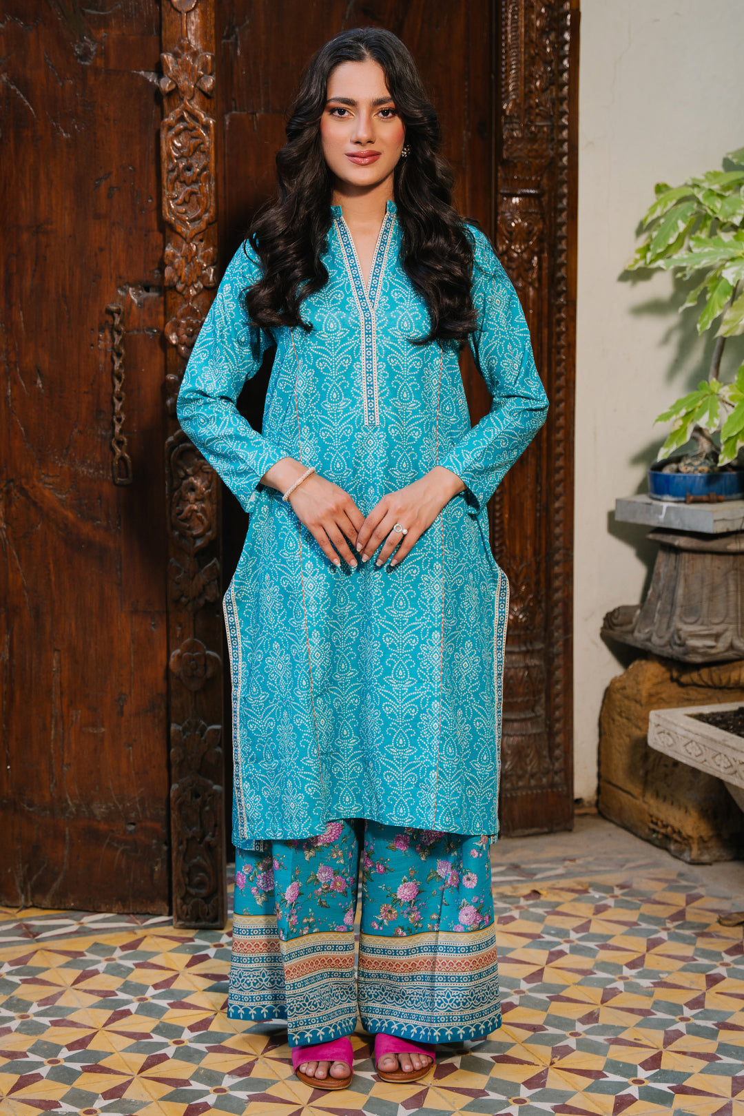 Zellbury | Unstitched 2 Piece Khaddar | Shirt Shalwar - 0168 -  Zellbury Women Essential Unstitched - Original Designer Dress - House of Maryam