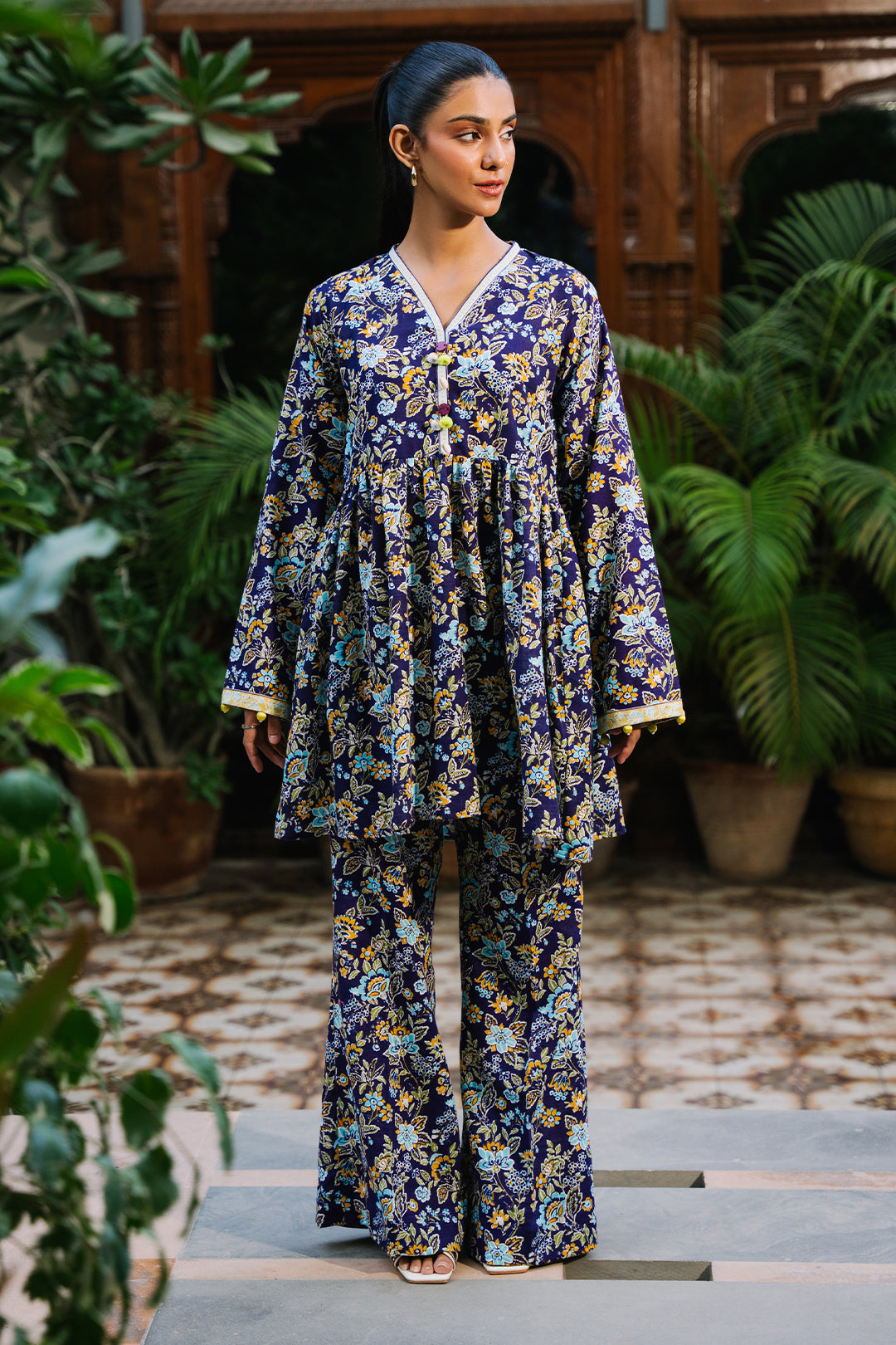 Zellbury | Unstitched 2 Piece Khaddar | Shirt Shalwar - 0257 -  Zellbury Women Essential Unstitched - Original Designer Dress - House of Maryam