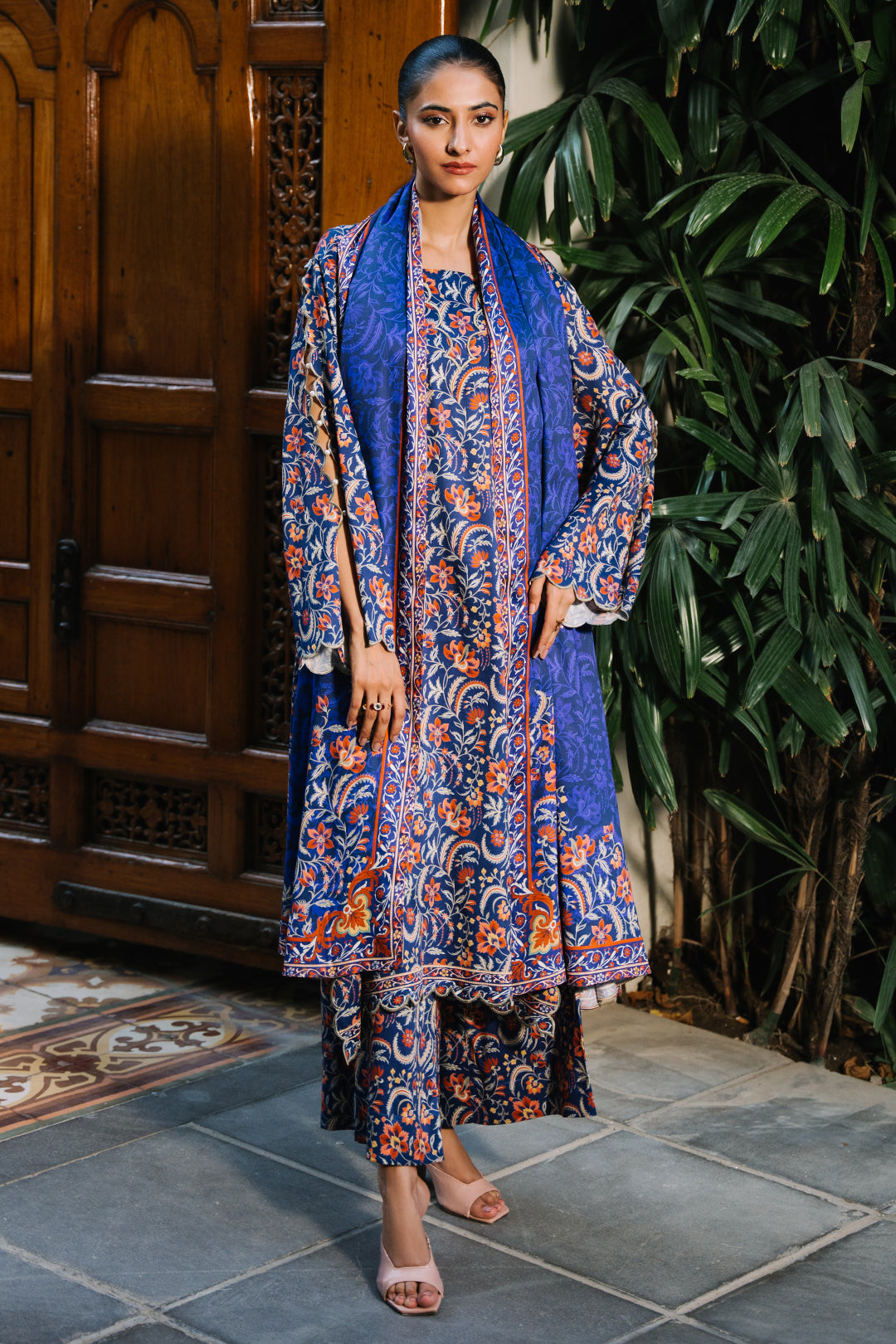 Zellbury | Unstitched 3 Piece Viscose | Shirt Shalwar Dupatta - 0215 -  Zellbury Women Essential Unstitched - Original Designer Dress - House of Maryam