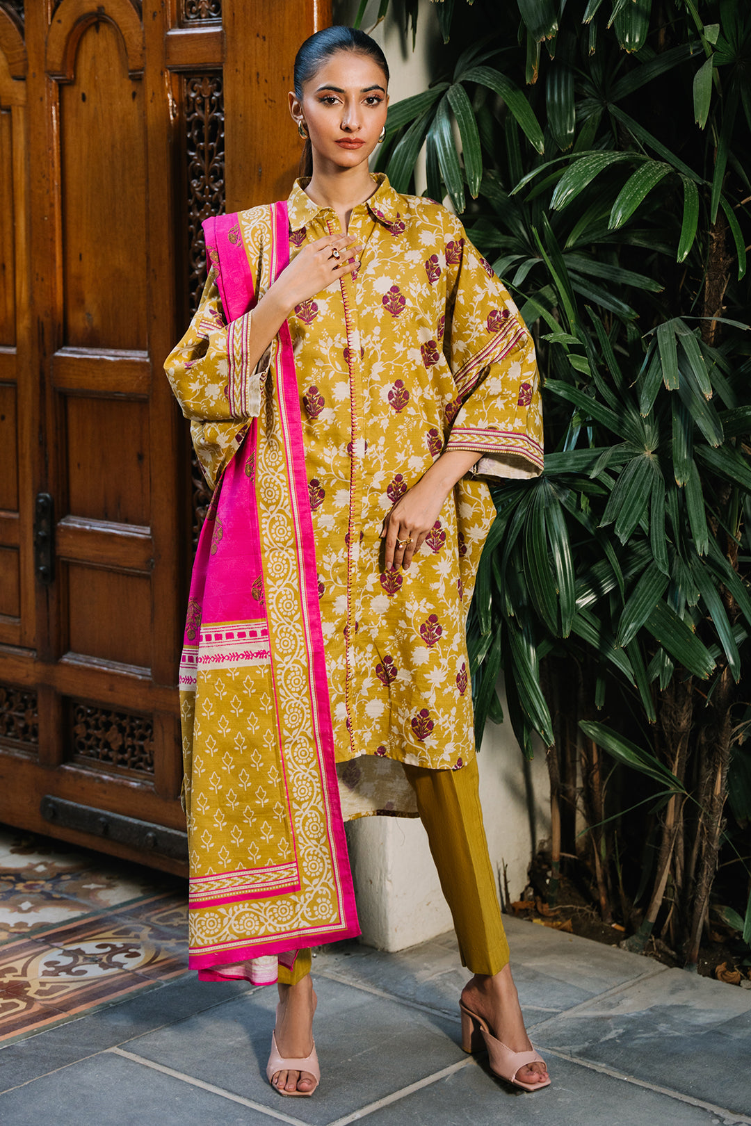 Zellbury | Unstitched 3 Piece Khaddar | Shirt Shalwar Dupatta - 0282 -  Zellbury Women Essential Unstitched - Original Designer Dress - House of Maryam