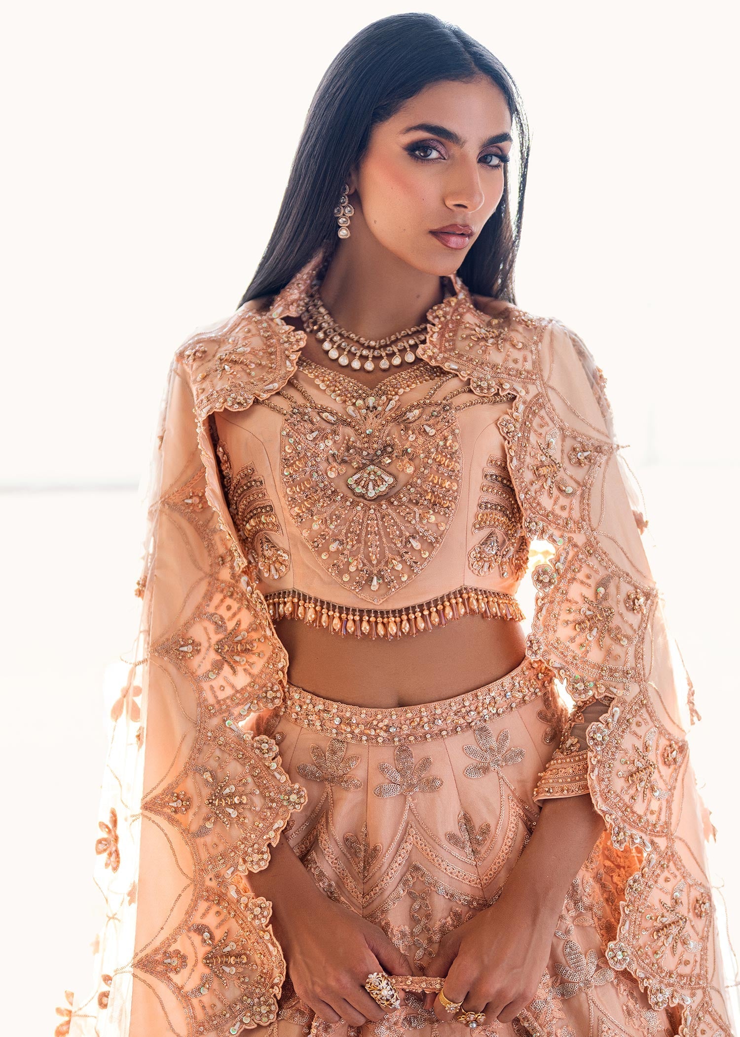 Waqas Shah | Amariage Luxury Formals | Coral Bliss -  Waqas Shah Ladies Clothes - Original Designer Dress - House of Maryam