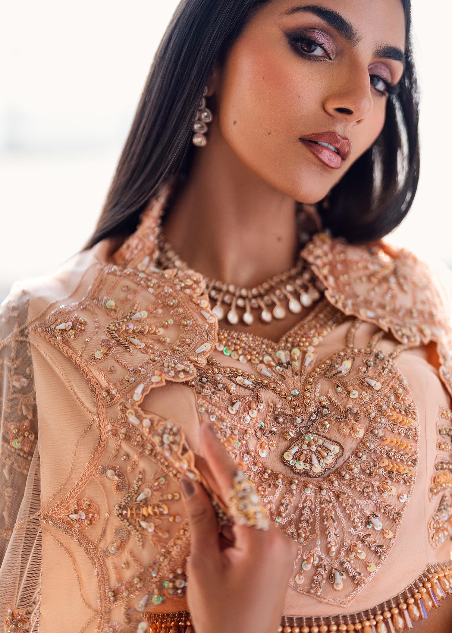 Waqas Shah | Amariage Luxury Formals | Coral Bliss -  Waqas Shah Ladies Clothes - Original Designer Dress - House of Maryam