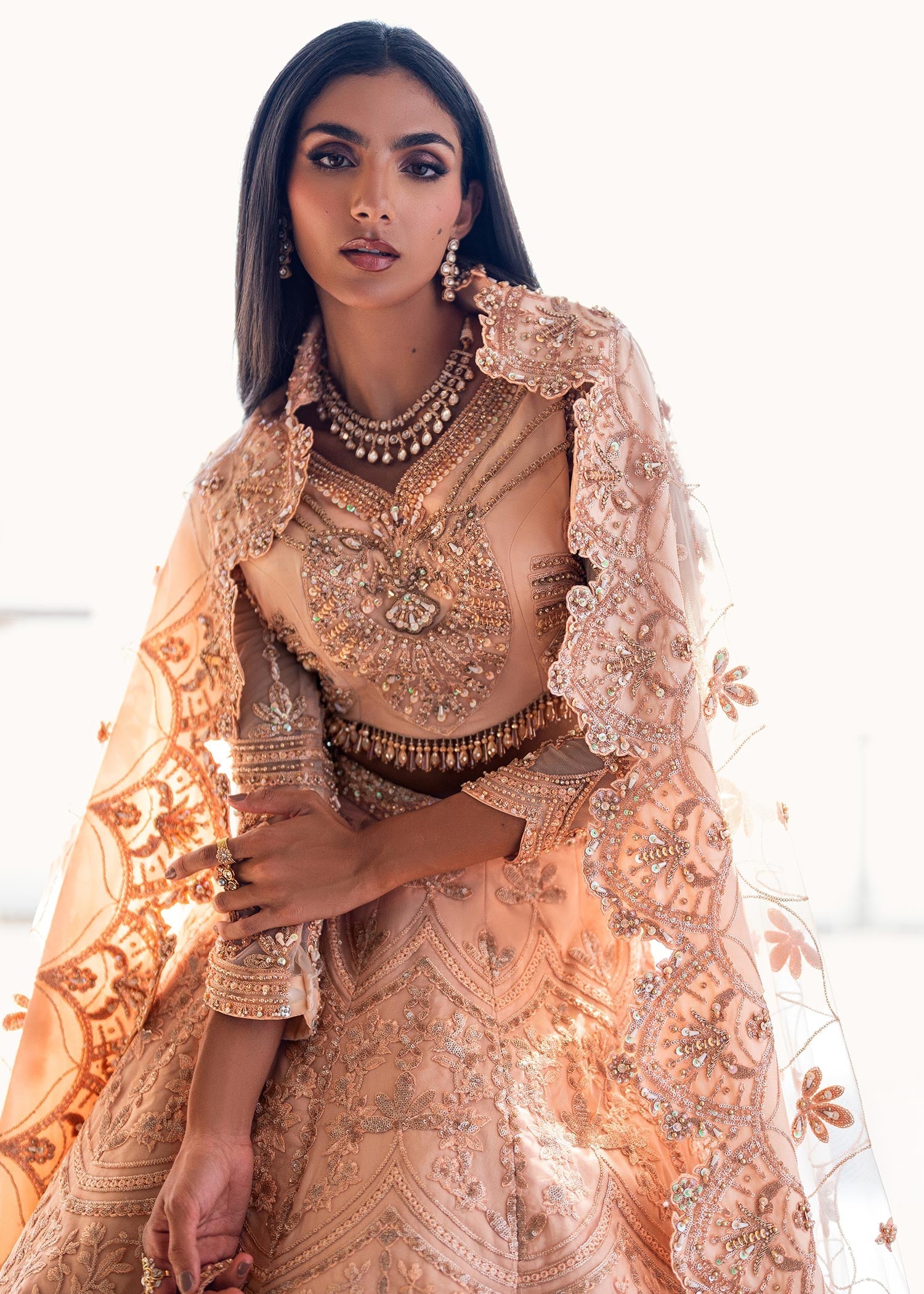 Waqas Shah | Amariage Luxury Formals | Coral Bliss -  Waqas Shah Ladies Clothes - Original Designer Dress - House of Maryam