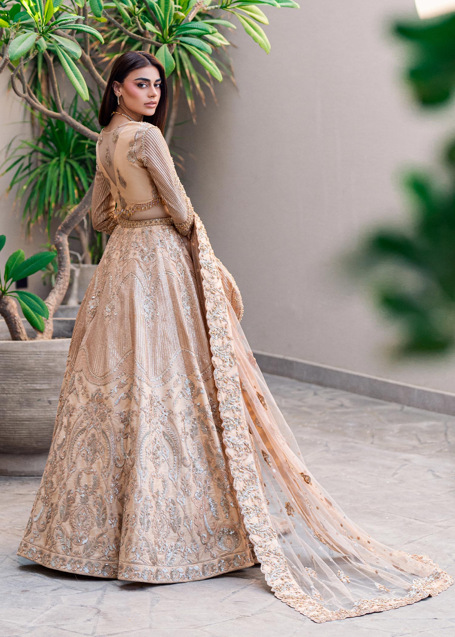 Waqas Shah | Amariage Luxury Formals | Golden Patel -  Waqas Shah Ladies Clothes - Original Designer Dress - House of Maryam