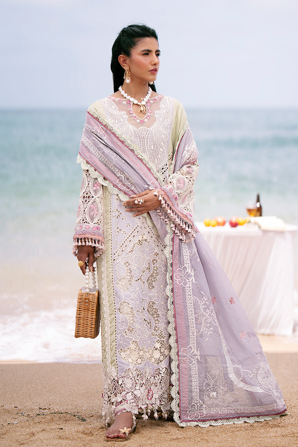 AJR Couture | Dastan Luxury Lawn 25 | Wave -  AJR Couture Ladies Clothes - Original Designer Dress - House of Maryam