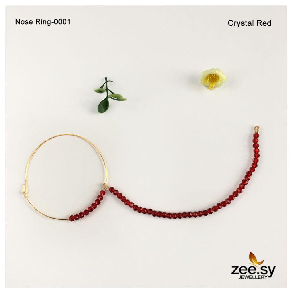 Wedding Nose Ring-0001 -  Zeesy Nose ring - Original Designer Dress - House of Maryam
