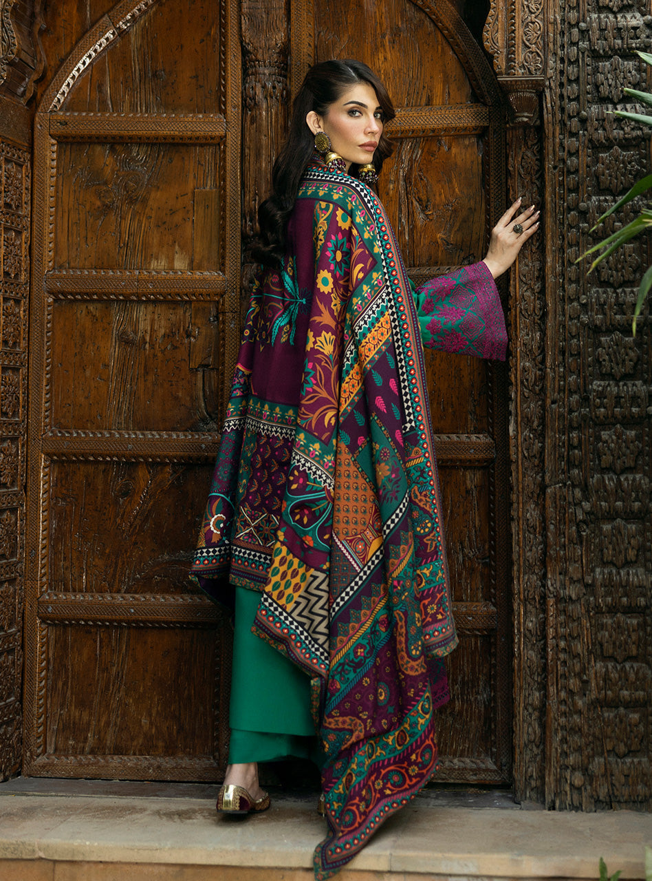 Zainab Chottani | Winter Shawls 24 | Esha -  Zainab Chottani Ladies Clothes - Original Designer Dress - House of Maryam