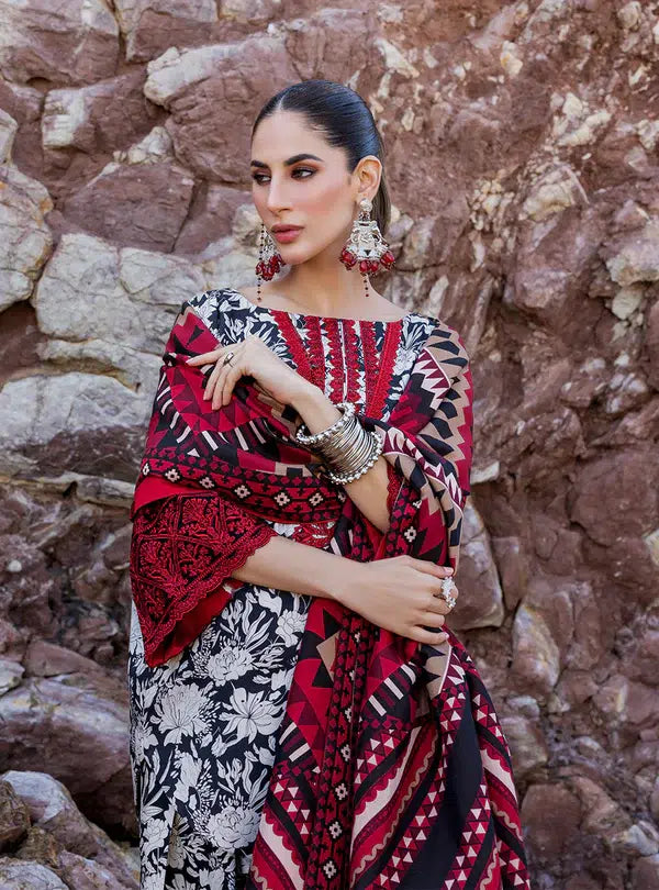 Zainab Chottani | Winter Shawls | Asna -  Zainab Chottani Luxury - Original Designer Dress - House of Maryam