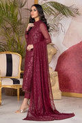Zarif | Afreen Formals | ZA 04 MULBERRY -  Zarif Formal - Original Designer Dress - House of Maryam
