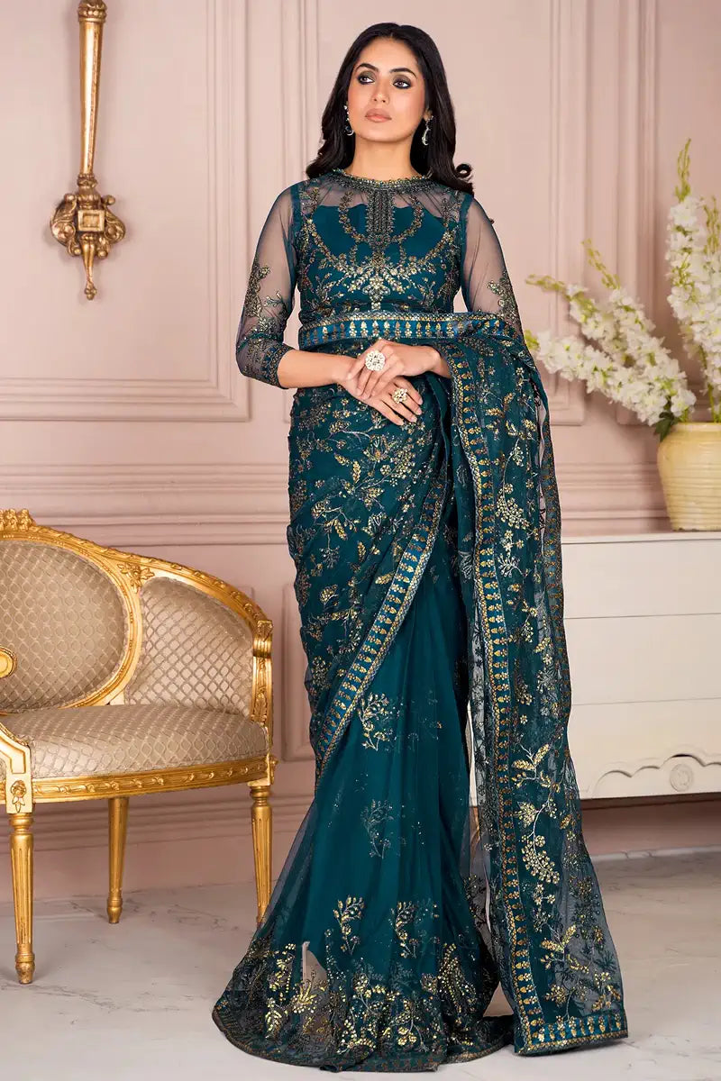 Zarif | Afreen Formals | ZA 01 EVERGREEN -  Zarif Formal - Original Designer Dress - House of Maryam