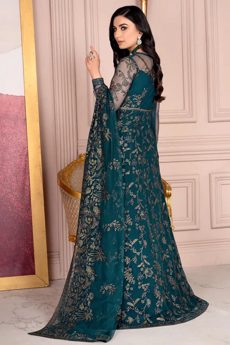 Zarif | Afreen Formals | ZA 01 EVERGREEN -  Zarif Formal - Original Designer Dress - House of Maryam