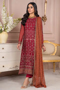 Zarif | Afreen Formals | ZA 08 GARNET -  Zarif Formal - Original Designer Dress - House of Maryam