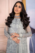 Zarif | Afreen Formals | ZA 02 STEEL GREY -  Zarif Formal - Original Designer Dress - House of Maryam