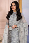 Zarif | Afreen Formals | ZA 02 STEEL GREY -  Zarif Formal - Original Designer Dress - House of Maryam