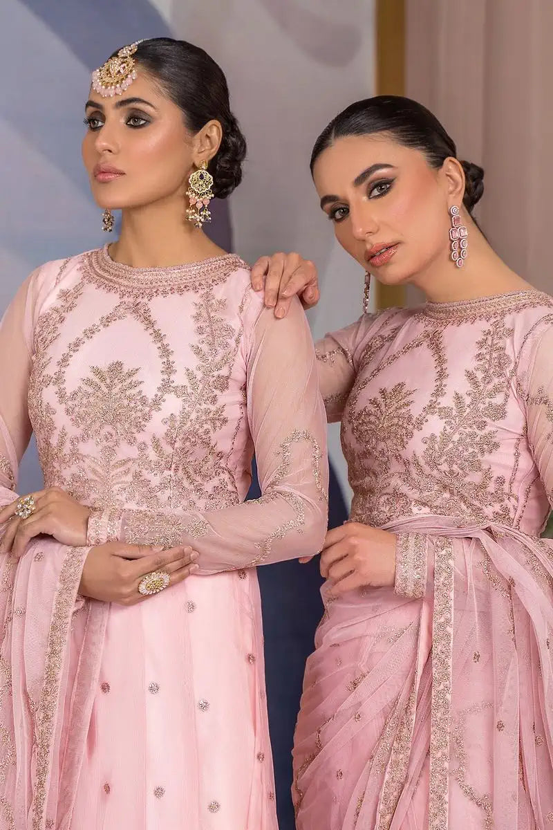 Zarif | Afreen Formals | ZA 06 FRENCH ROSE -  Zarif Formal - Original Designer Dress - House of Maryam