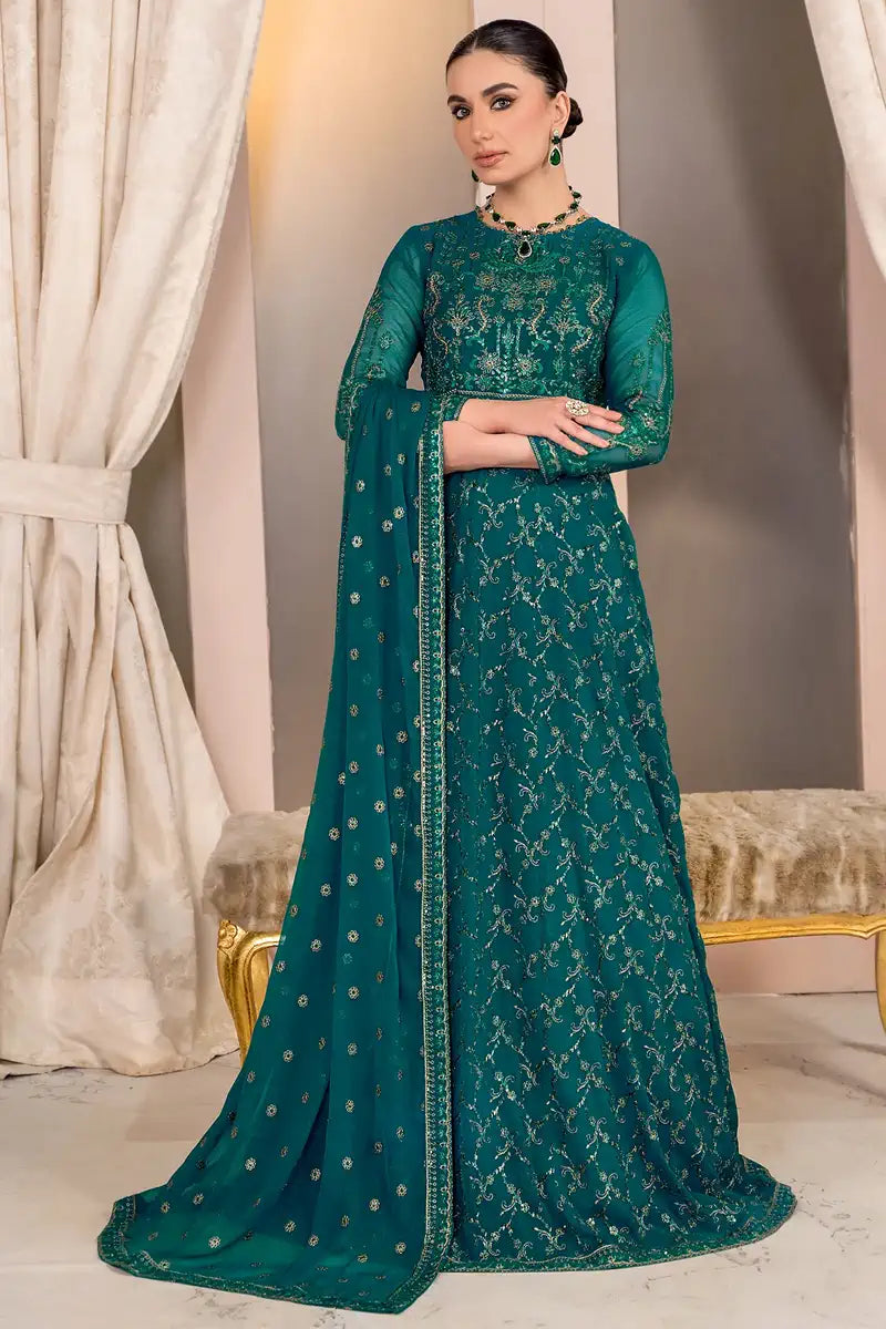 Zarif | Afreen Formals | ZA 07 TROPICAL -  Zarif Formal - Original Designer Dress - House of Maryam