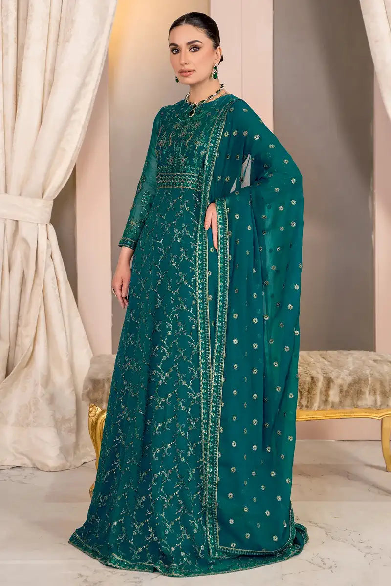 Zarif | Afreen Formals | ZA 07 TROPICAL -  Zarif Formal - Original Designer Dress - House of Maryam