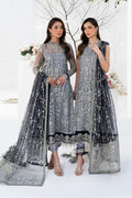 Zarif | LA CELESTE LUXURY Formals | ZLC 05 ASH GREY -  Zarif Formal - Original Designer Dress - House of Maryam