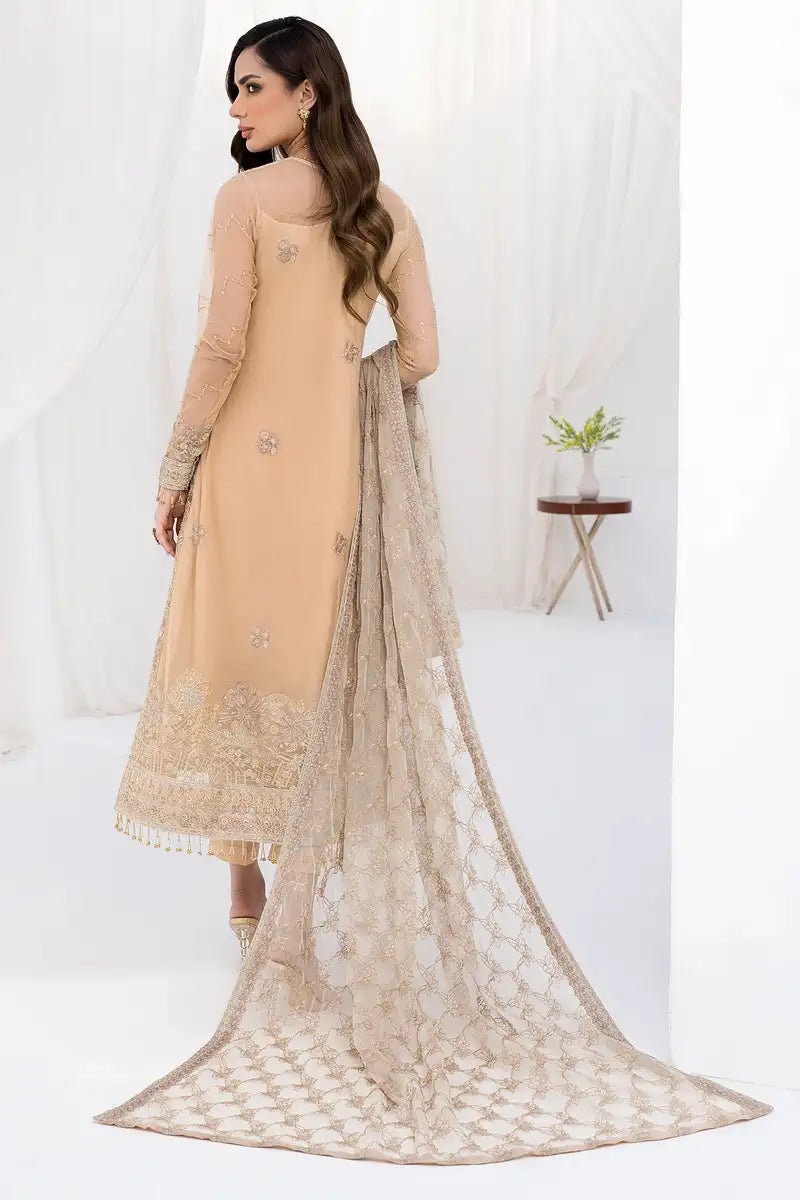 Zarif | LA CELESTE LUXURY Formals | ZLC 07 SAND GLOW -  Zarif Formal - Original Designer Dress - House of Maryam