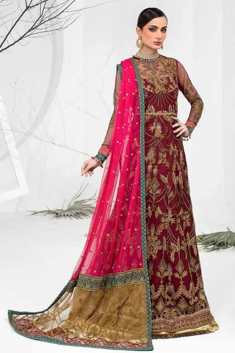 Zarif | LA CELESTE LUXURY Formals | ZLC 04 BURNT ROSE -  Zarif Formal - Original Designer Dress - House of Maryam