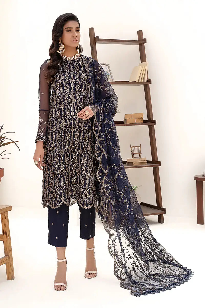 Zarif | Nazneen Formals | ZN 09 DEEP PINE -  Zarif Formal - Original Designer Dress - House of Maryam