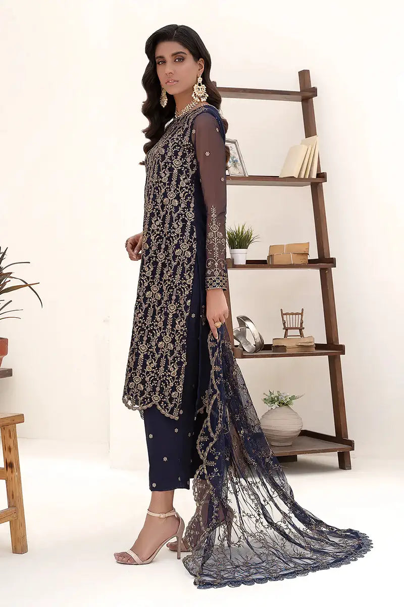 Zarif | Nazneen Formals | ZN 09 DEEP PINE -  Zarif Formal - Original Designer Dress - House of Maryam