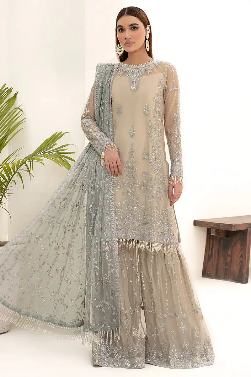 Zarif | Nazneen Formals | ZN 04 MOON LIGHT -  Zarif Formal - Original Designer Dress - House of Maryam