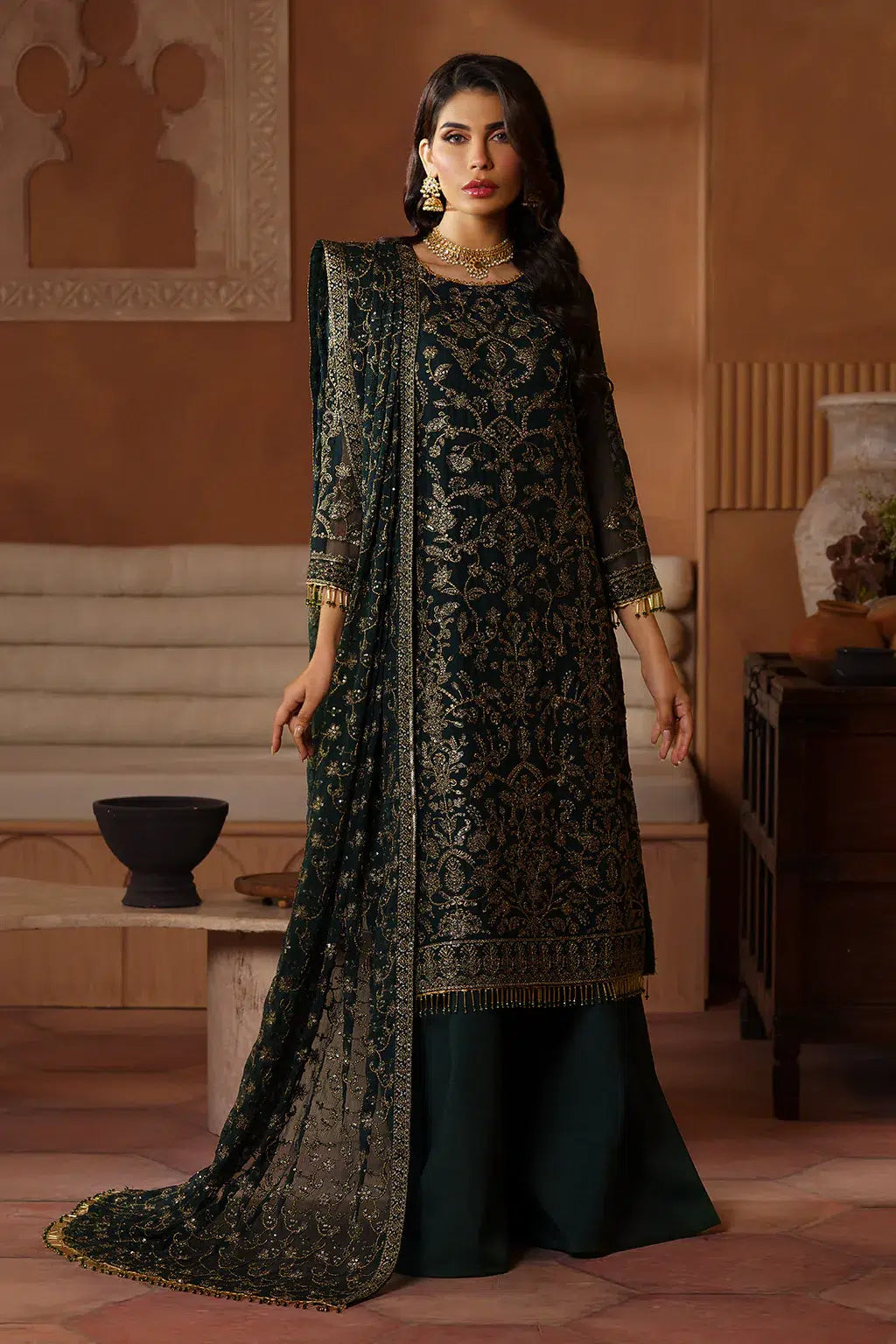Zarif | Nauroz Festive Formals | ZFN 08 HAMAYAL -  Zarif Formal - Original Designer Dress - House of Maryam