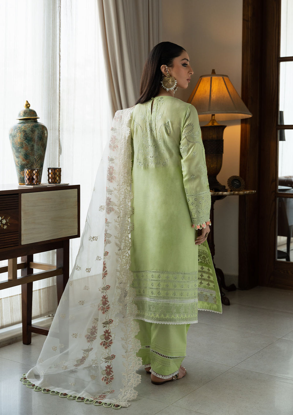 Aik Atelier | Samah Lawn 24 | LOOK 07 -  Aik Atelier Luxury - Original Designer Dress - House of Maryam