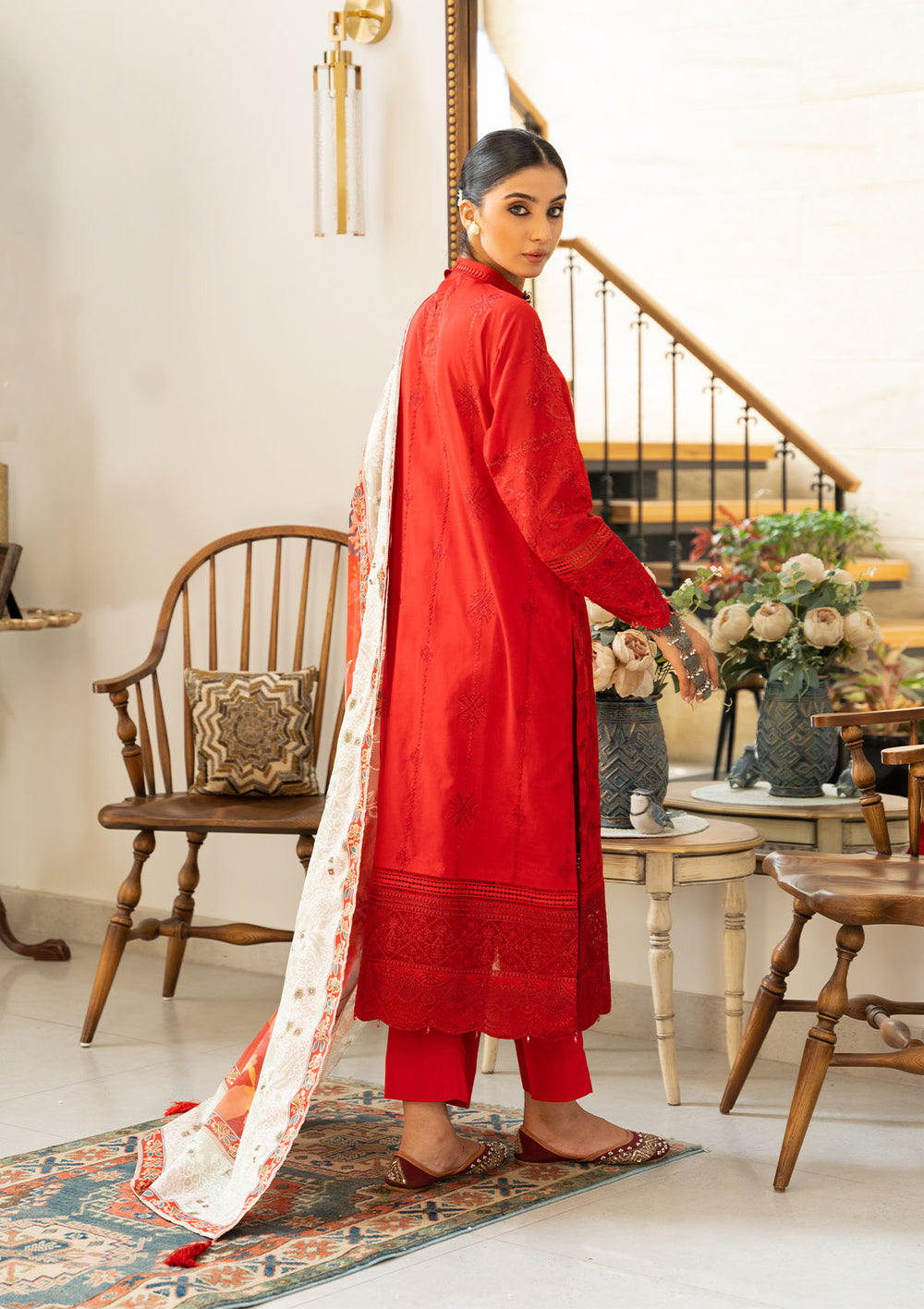 Aik Atelier | Samah Lawn 24 | LOOK 08 -  Aik Atelier Luxury - Original Designer Dress - House of Maryam