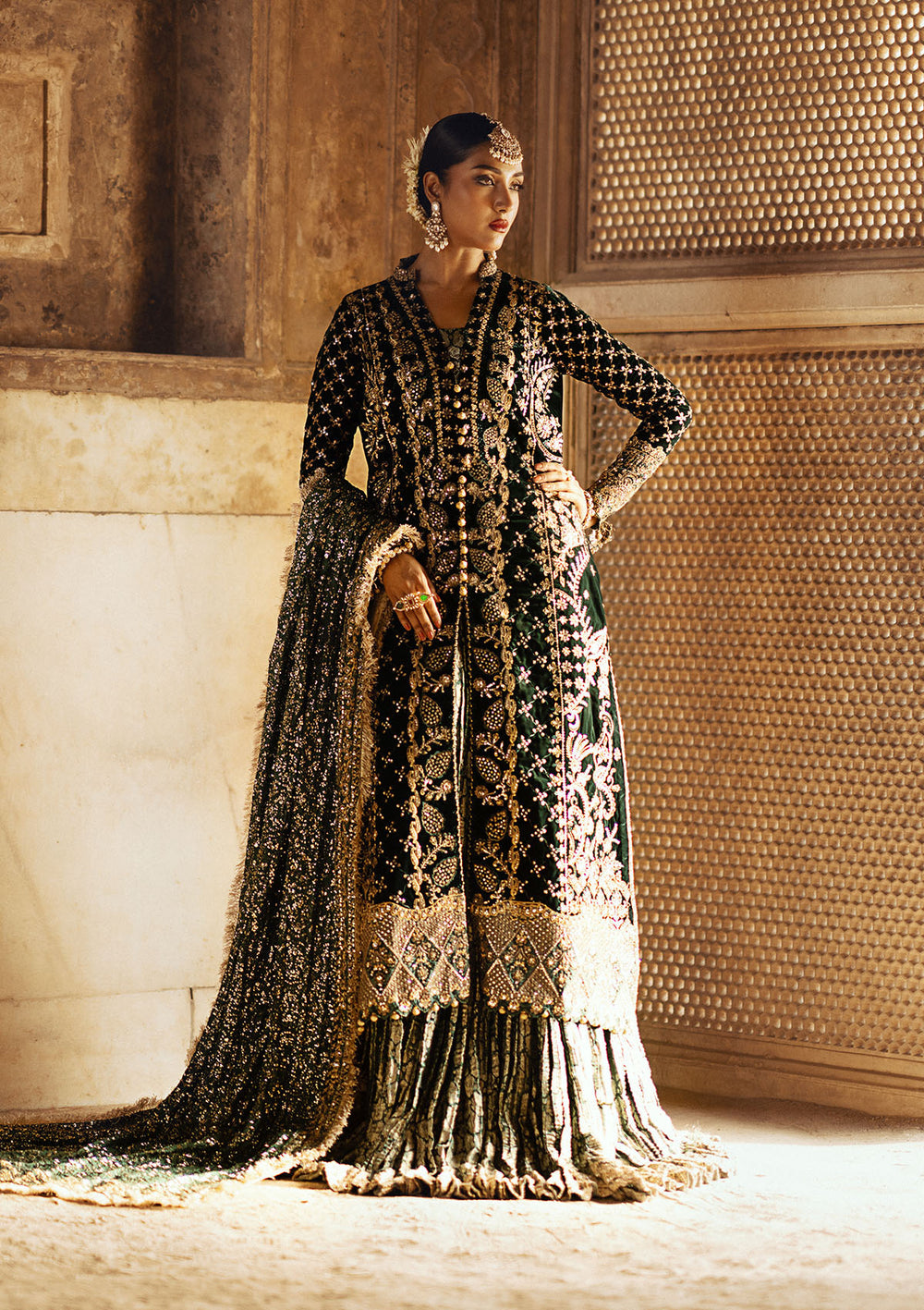 Aik Atelier | Dastoor Velvet 24 | DASTOOR - LOOK 02 -  Aik Atelier Ladies Clothes - Original Designer Dress - House of Maryam