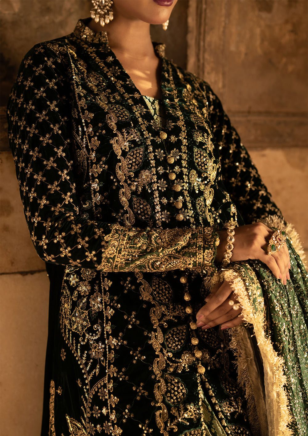 Aik Atelier | Dastoor Velvet 24 | DASTOOR - LOOK 02 -  Aik Atelier Ladies Clothes - Original Designer Dress - House of Maryam