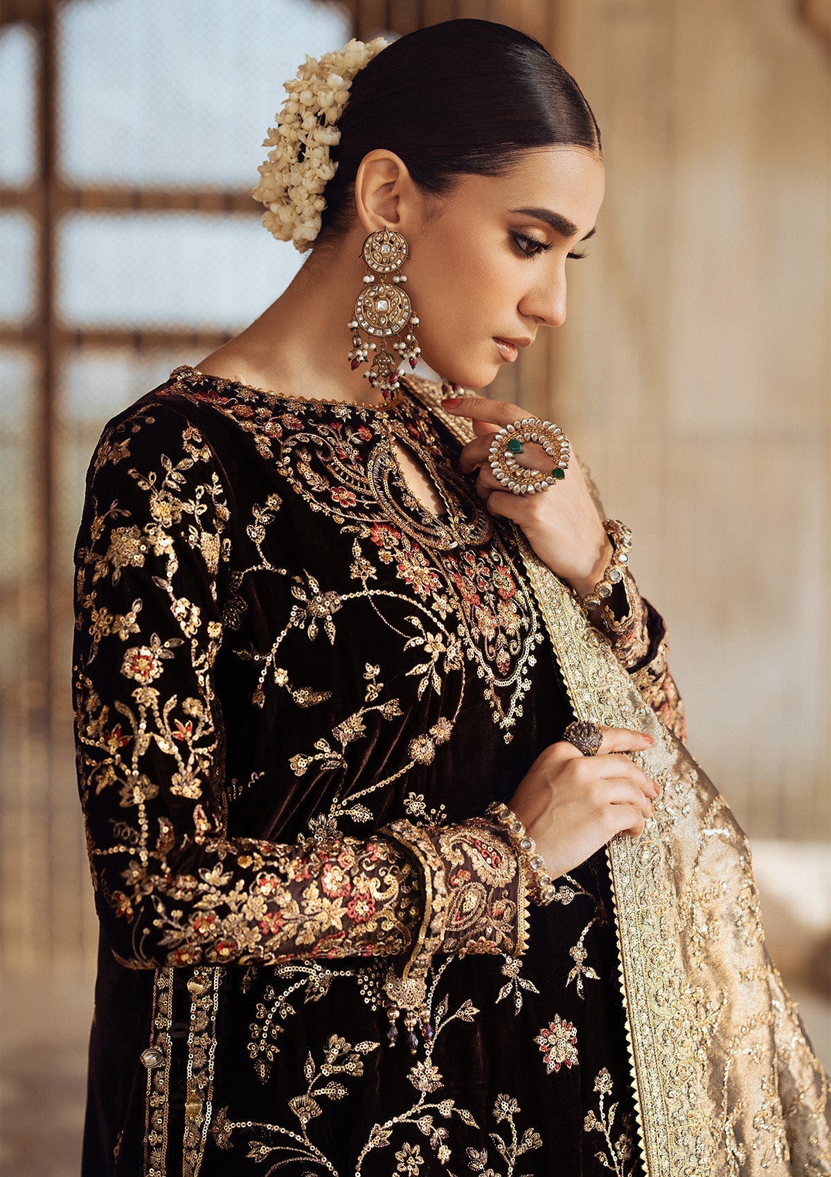 Aik Atelier | Dastoor Velvet 24 | DASTOOR - LOOK 09 -  Aik Atelier Ladies Clothes - Original Designer Dress - House of Maryam