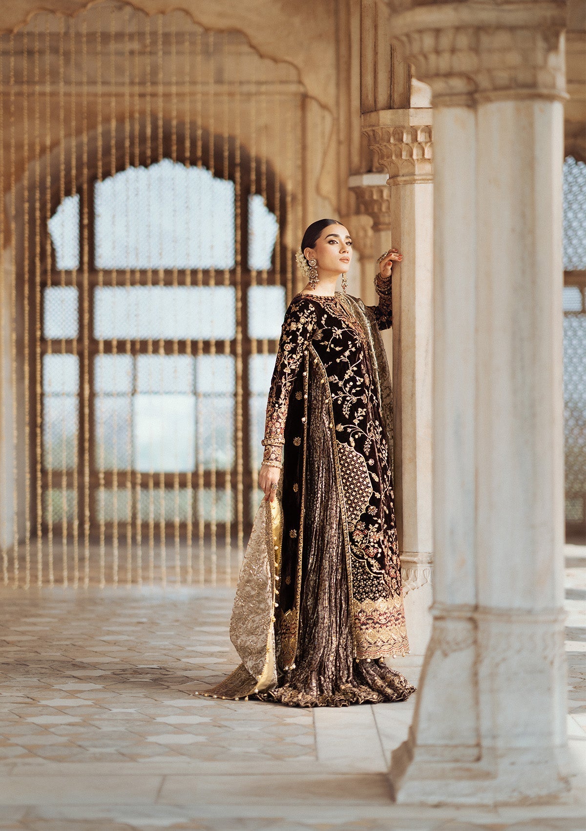 Aik Atelier | Dastoor Velvet 24 | DASTOOR - LOOK 09 -  Aik Atelier Ladies Clothes - Original Designer Dress - House of Maryam