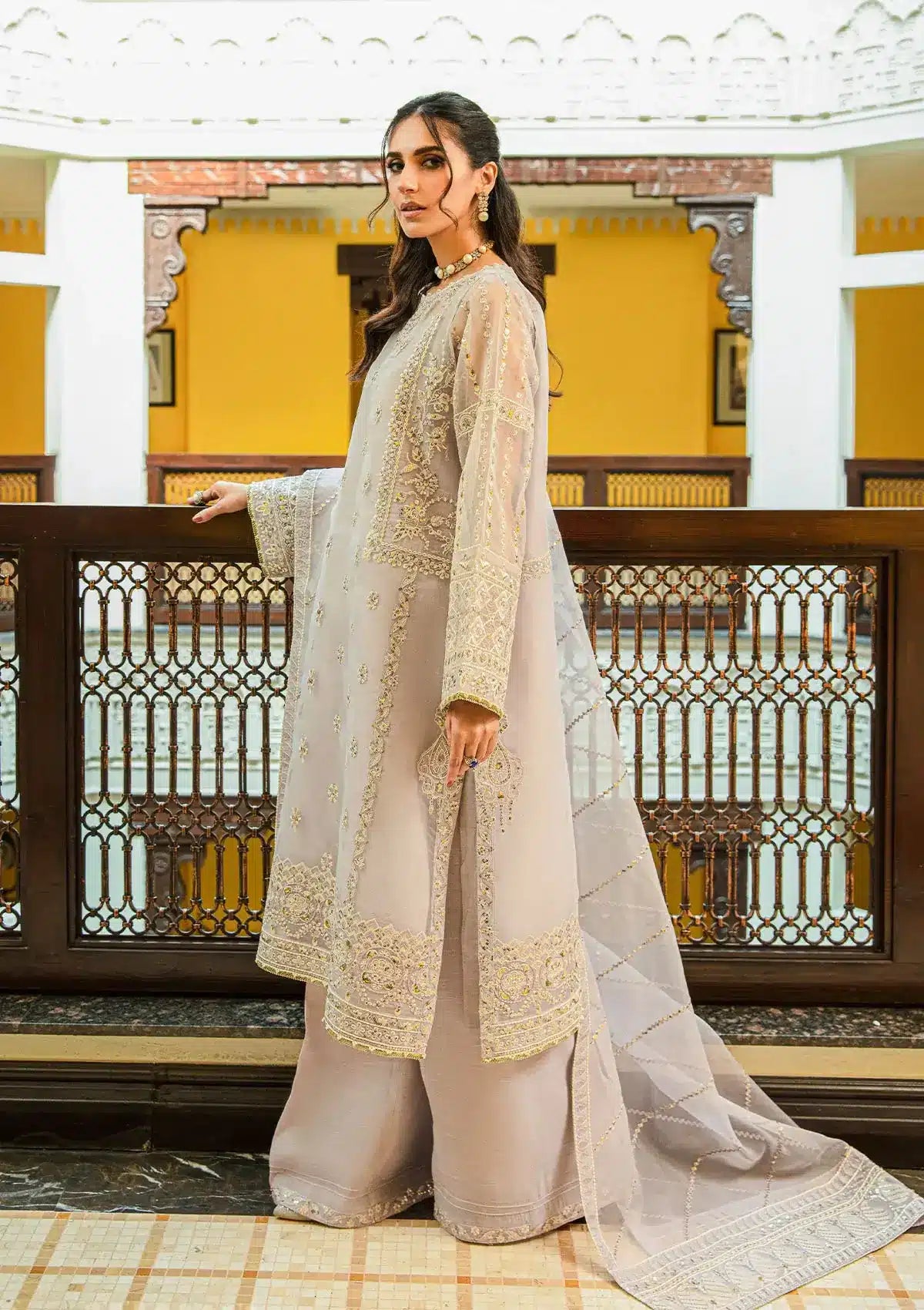 Aik Atelier | Formals Collection | GLOSSIER - LOOK 07 -  Aik Atelier Formal - Original Designer Dress - House of Maryam