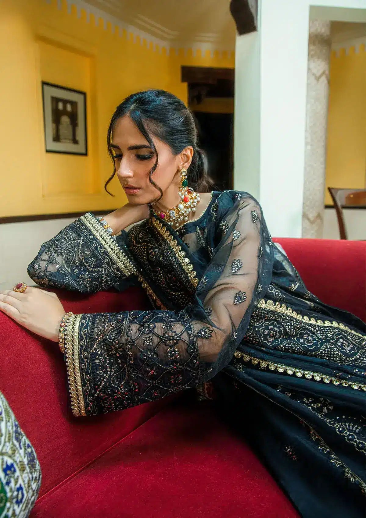 Aik Atelier | Formals Collection | GLOSSIER - LOOK 08 -  Aik Atelier Formal - Original Designer Dress - House of Maryam