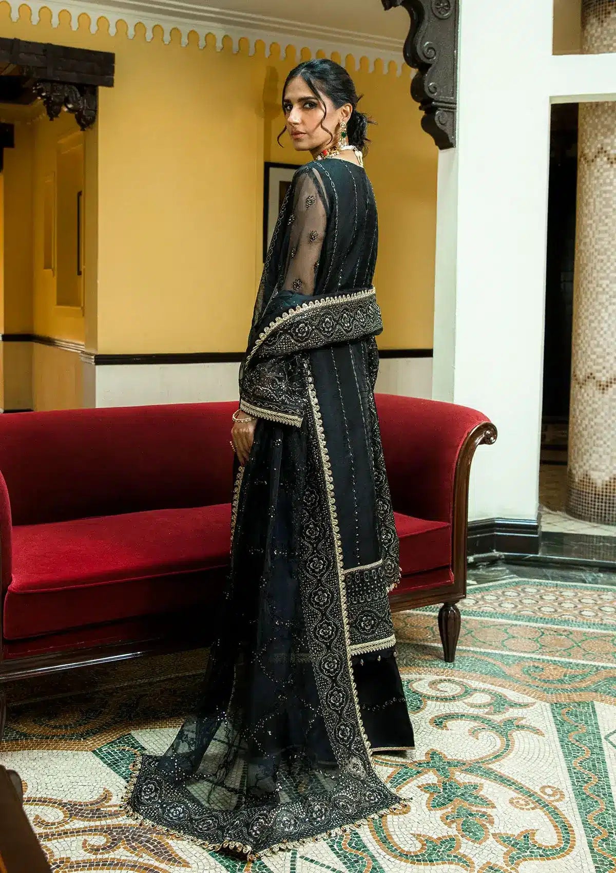 Aik Atelier | Formals Collection | GLOSSIER - LOOK 08 -  Aik Atelier Formal - Original Designer Dress - House of Maryam