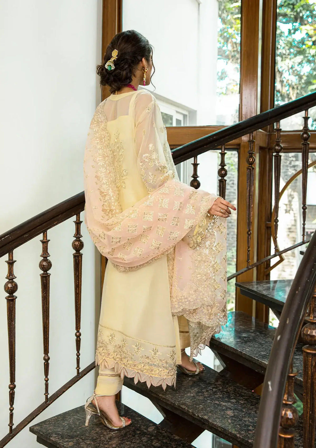 Aik Atelier | Formals Collection | GLOSSIER - LOOK 09 -  Aik Atelier Formal - Original Designer Dress - House of Maryam