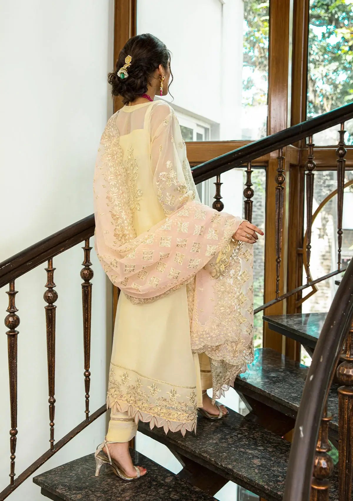 Aik Atelier | Formals Collection | GLOSSIER - LOOK 09 -  Aik Atelier Formal - Original Designer Dress - House of Maryam