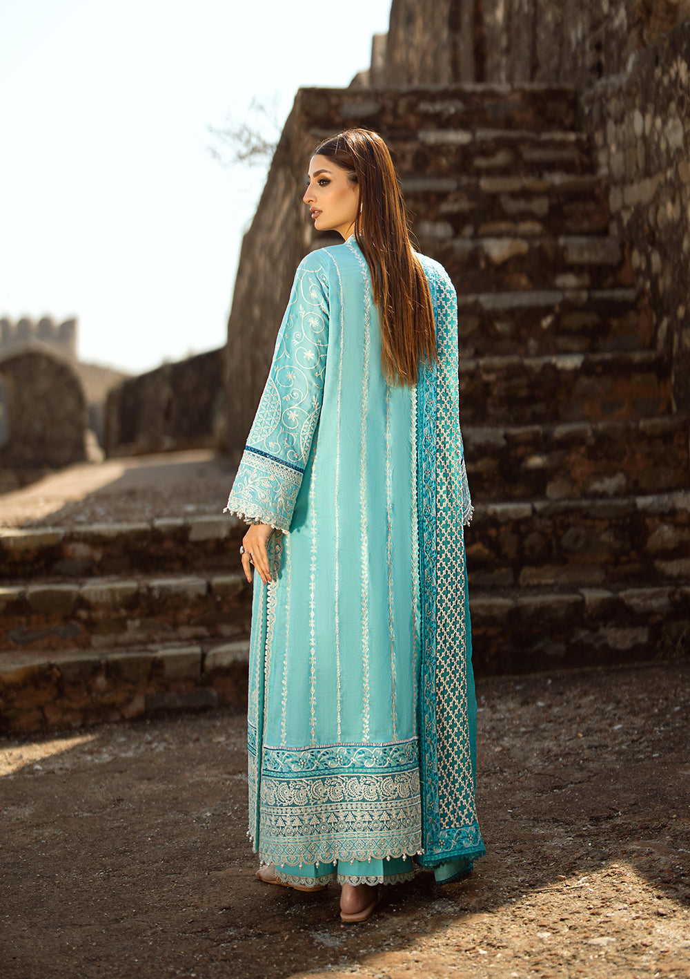 Aik Atelier | Pardes Lawn 24 | LOOK 03 -  Aik Atelier Luxury - Original Designer Dress - House of Maryam