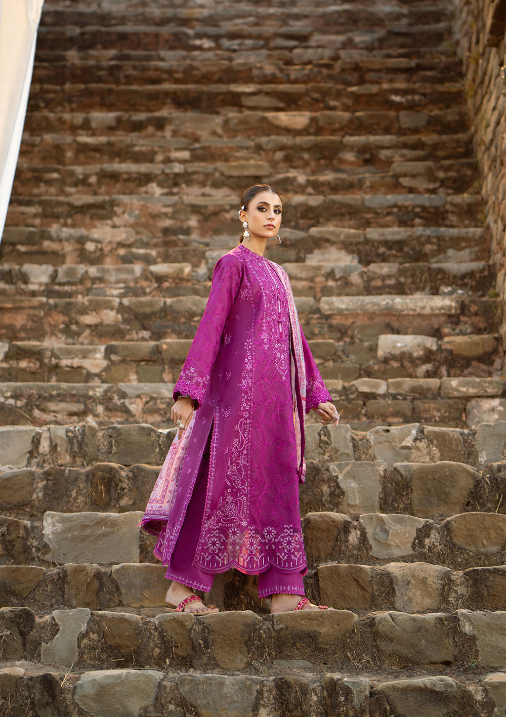 Aik Atelier | Pardes Lawn 24 | LOOK 04 -  Aik Atelier Luxury - Original Designer Dress - House of Maryam