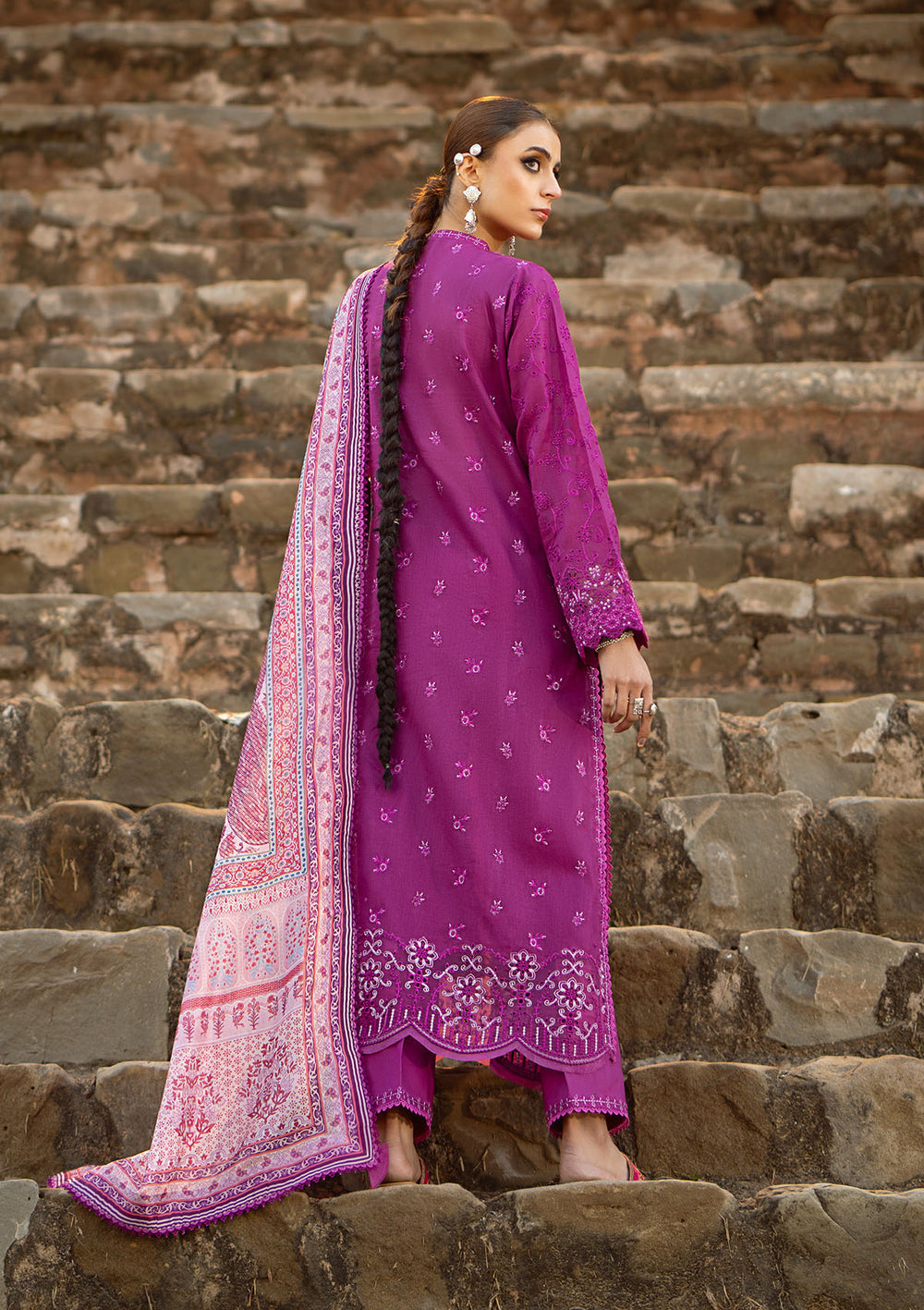 Aik Atelier | Pardes Lawn 24 | LOOK 04 -  Aik Atelier Luxury - Original Designer Dress - House of Maryam