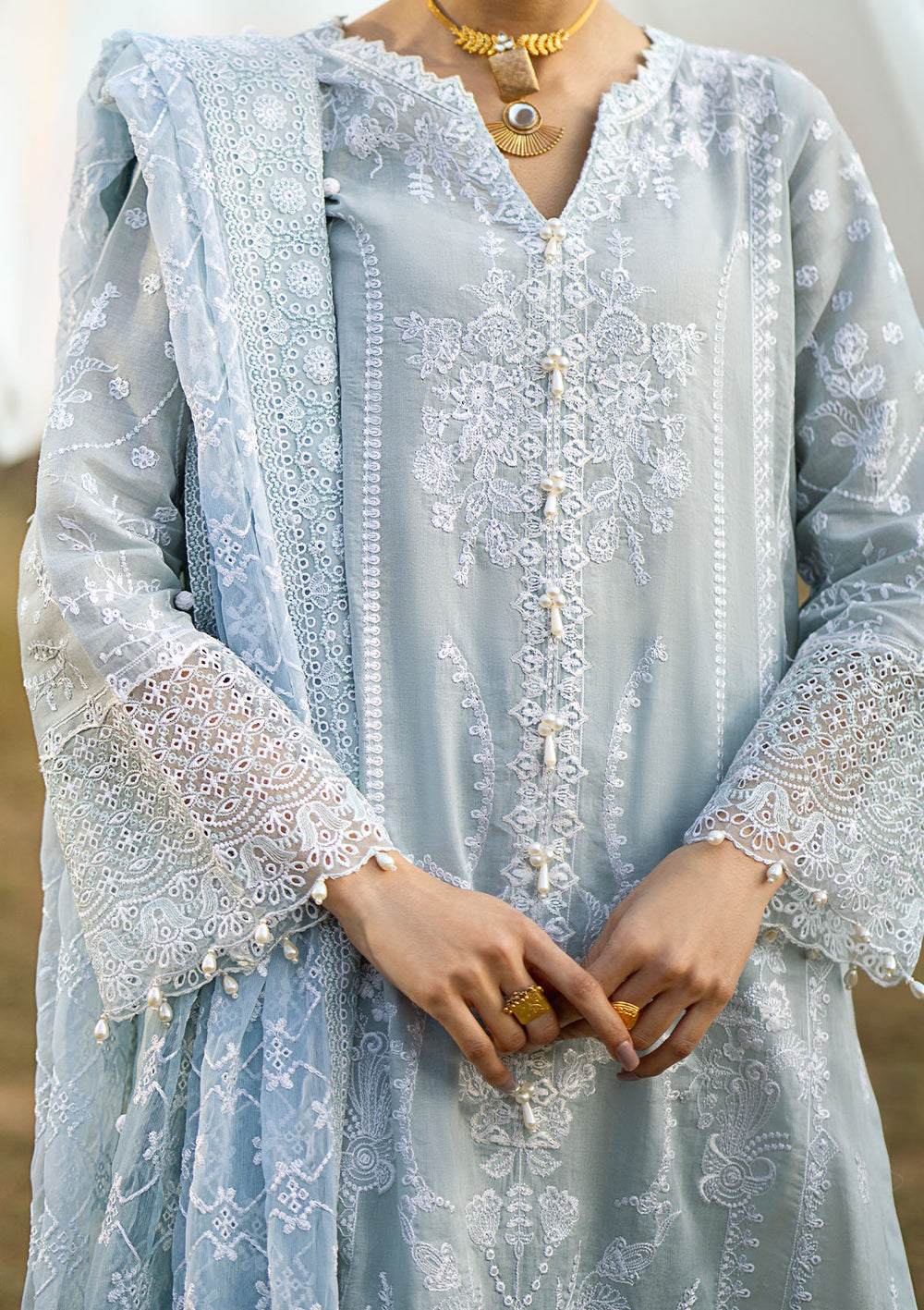 Aik Atelier | Pardes Lawn 24 | LOOK 05 -  Aik Atelier Luxury - Original Designer Dress - House of Maryam