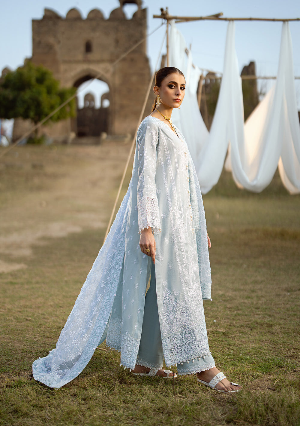 Aik Atelier | Pardes Lawn 24 | LOOK 05 -  Aik Atelier Luxury - Original Designer Dress - House of Maryam