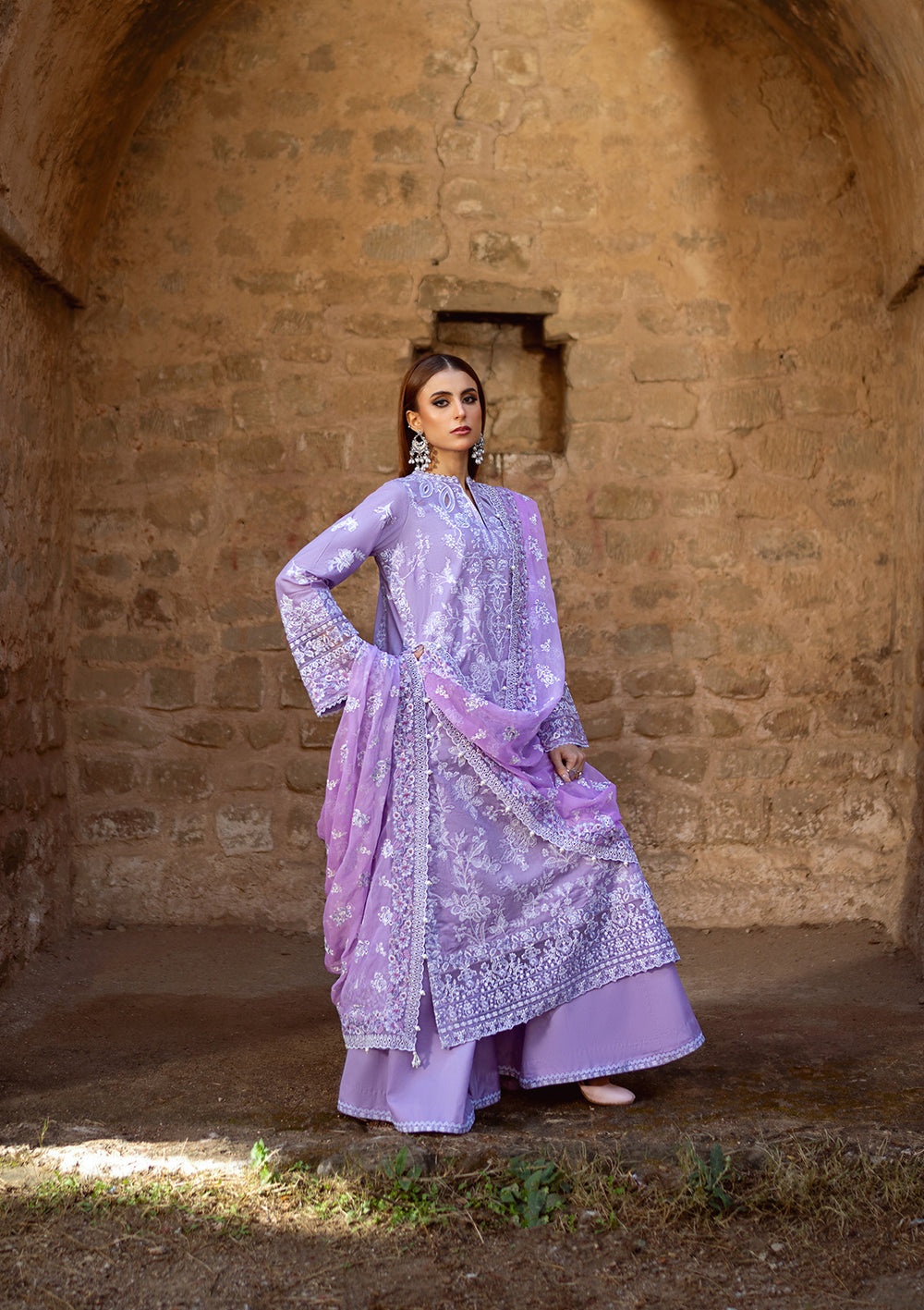 Aik Atelier | Pardes Lawn 24 | LOOK 07 -  Aik Atelier Luxury - Original Designer Dress - House of Maryam