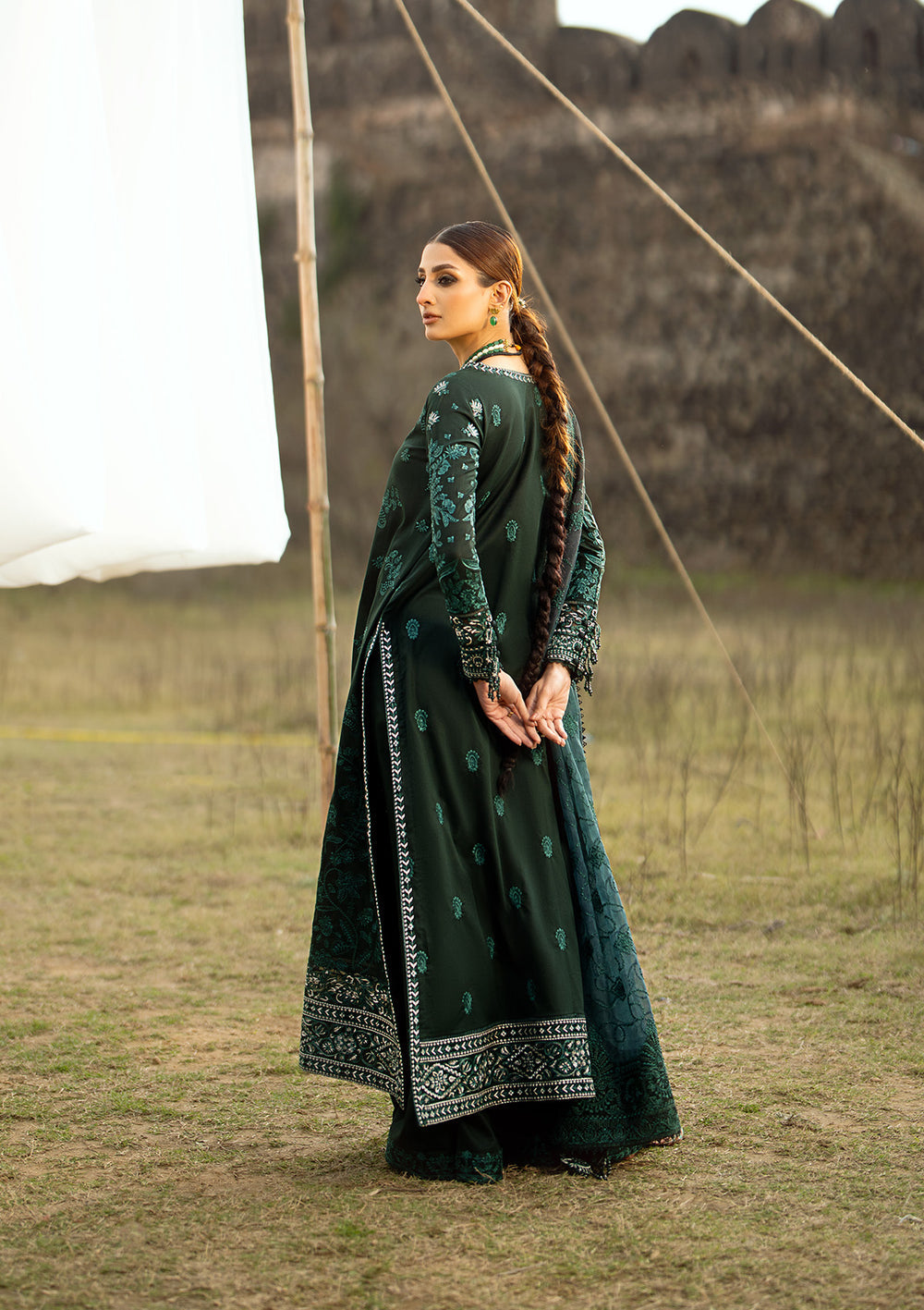 Aik Atelier | Pardes Lawn 24 | LOOK 10 -  Aik Atelier Luxury - Original Designer Dress - House of Maryam
